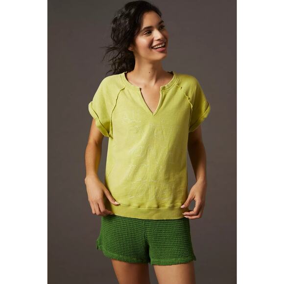 Anthropologie Scott Csoke Sustainable Sweatshirt Size L - Picture 1 of 7